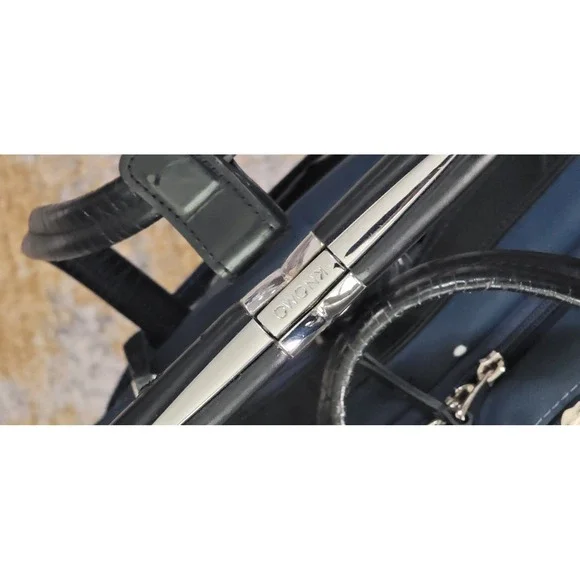 Knomo Luggage Knomo Mayfair Nylon Burlington 15-Inch N/S Trolley, Navy, One Size - Picture 9 of 10